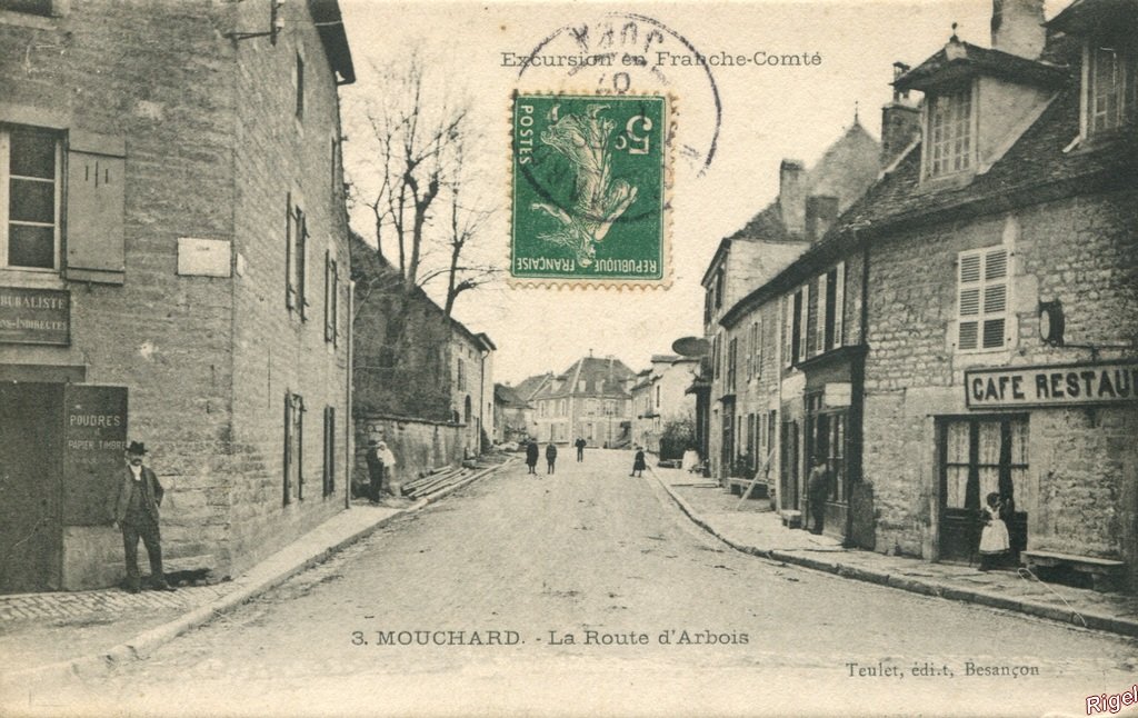 39-Mouchard - Route d'Arbois - 3 Teulet édit.jpg