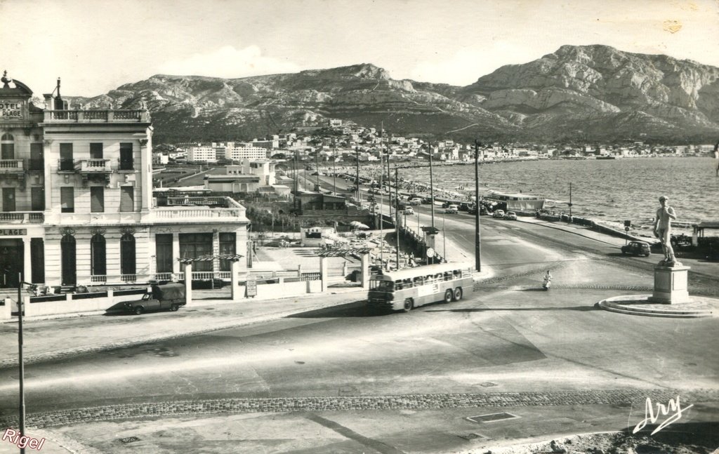 13-Marseille - Rond-Point de la Plage vers la Madrague et Champ de Courses du Parc Borély - 413 Tardy.jpg