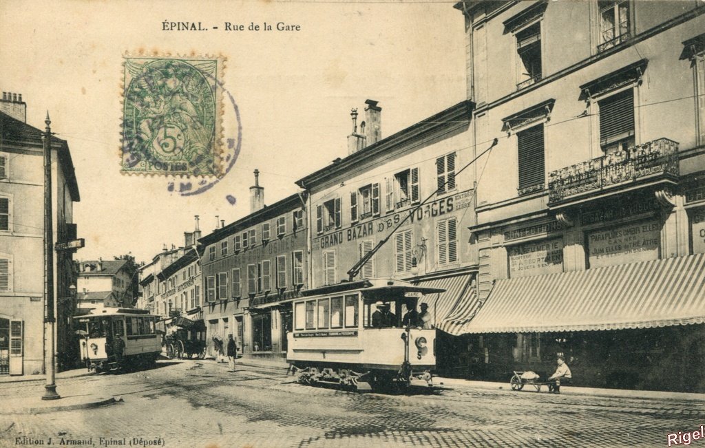 88-Epinal - Rue de la gare - Edit J Armand.jpg