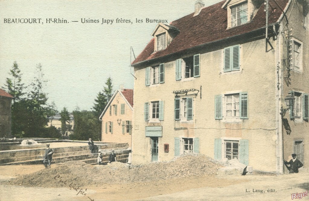 90-Beaucourt - Bureaux Usines Japy - L Lang édit.jpg