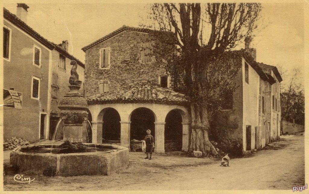 26-Mollans - Drôme - Vieille Fontaine et Lavoir - Glacée - CIM.jpg