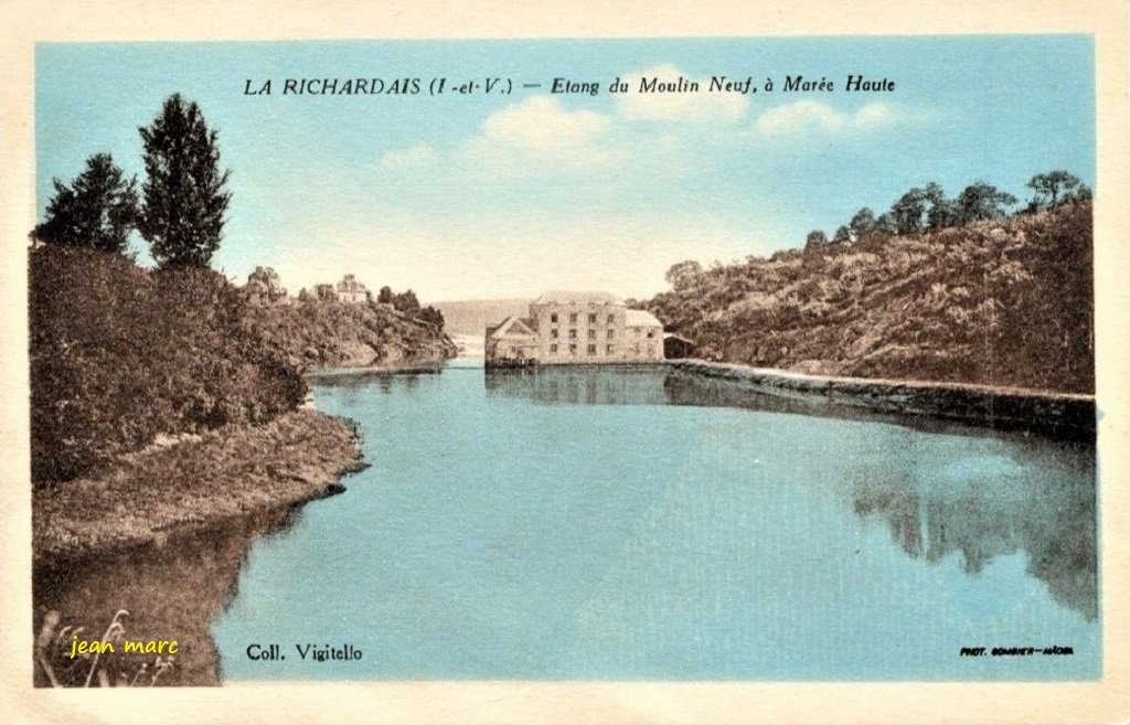 La Richardais - Etang du Moulin-Neuf, à marée haute.jpg