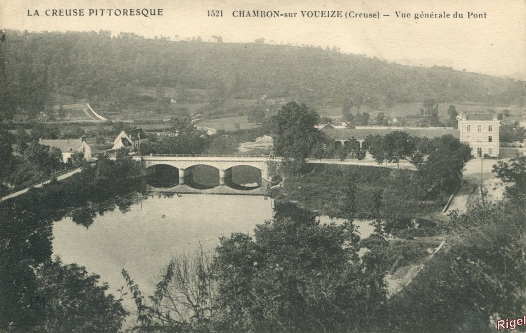23-Chambon - Vue Générale du Pont - 1521.jpg