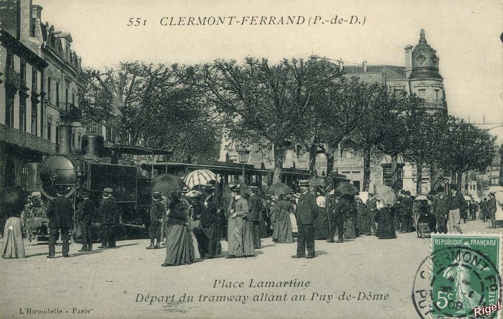 63-Clermont-Ferrand - Place Lamartine - Tramway départ.jpg