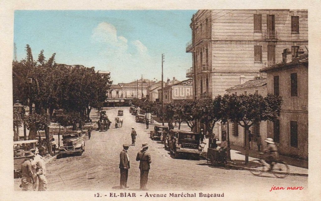 El Biar - Avenue Maréchal Bugeaud (phototypie Etablisst Photo-Albert, Alger).jpg