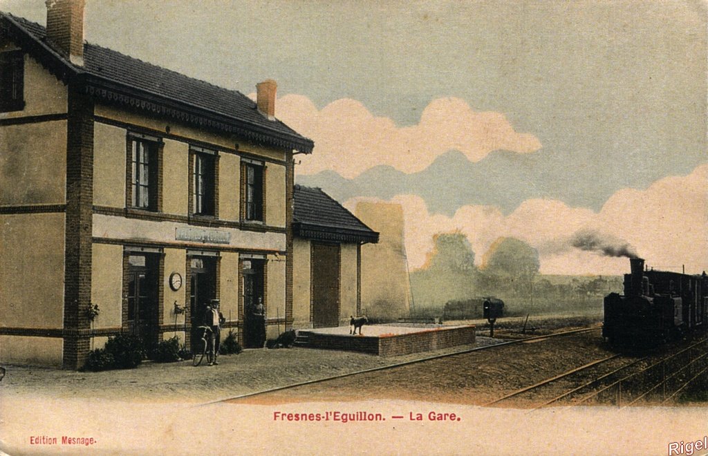 60-Fresnes-L'Eguillon - La Gare - Edition Mesnage.jpg