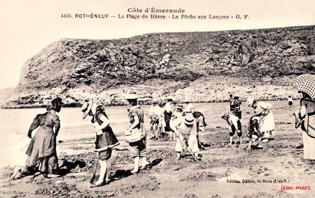 Rothéneuf - La Plage du Hâvre - La Pêche aux Lançons.jpg