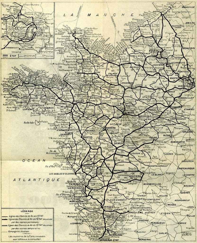 Carte Chemins de Fer Banlieue-Normandie-Bretagne-Sud Ouest 1929 réduit.jpg