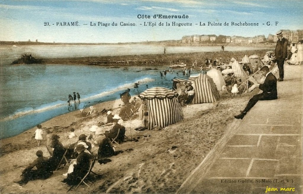 Paramé - La Plage du Casino - L'Epi de la Hoguette - La Pointe de Rochebonne.jpg