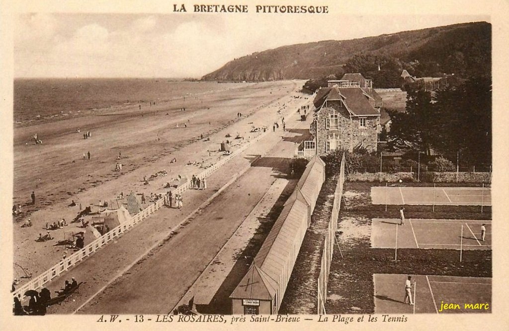 Les Rosaires - La Plage et les Tennis.jpg