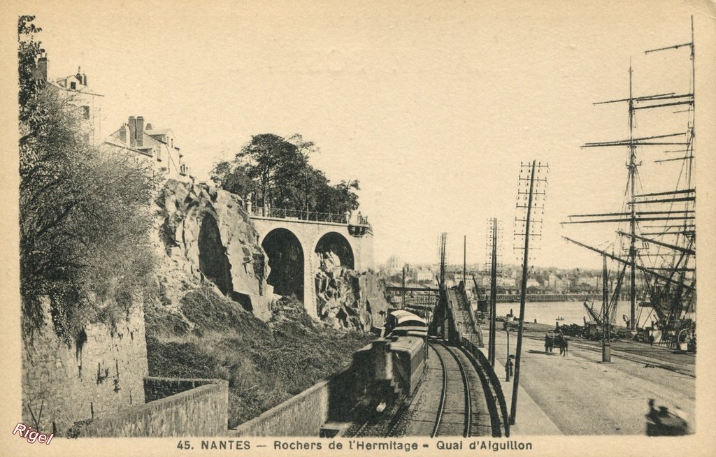 44-Nantes - Rochers Hermitage-Quai d'Aiguillon - 45 F Chapeau éditeur.jpg