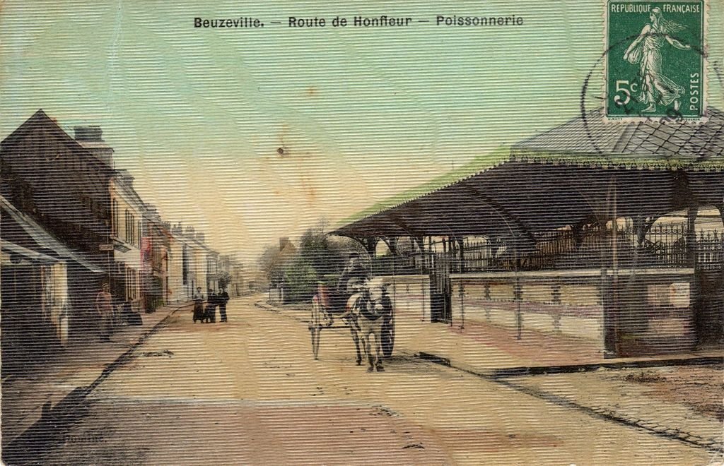 27 - BEUZEVILLE - Route de Honfleur - Poissonnerie - Coll. Domine - 23-01-24.jpg