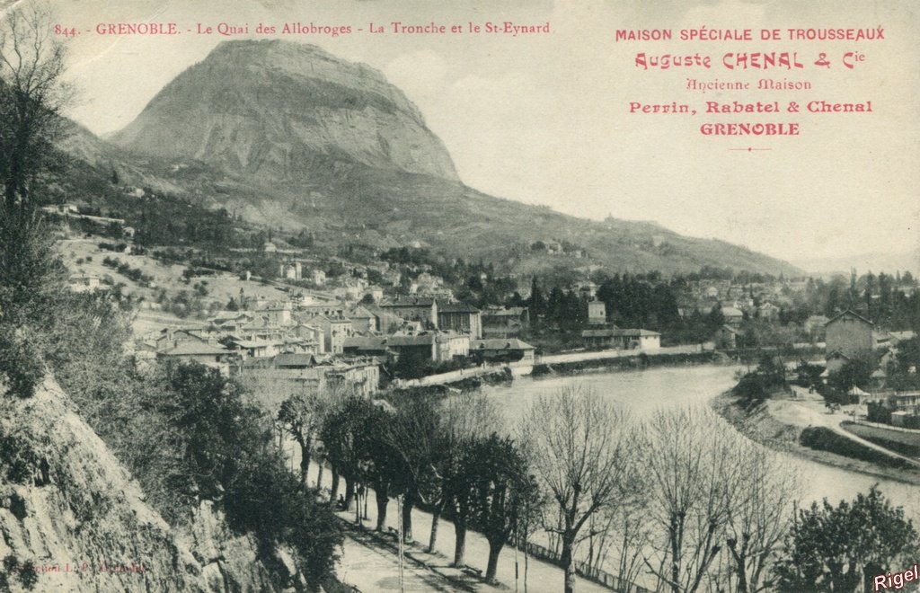 38-Grenoble - Quai Allobroges - Troche et St-Eynard - 844.jpg