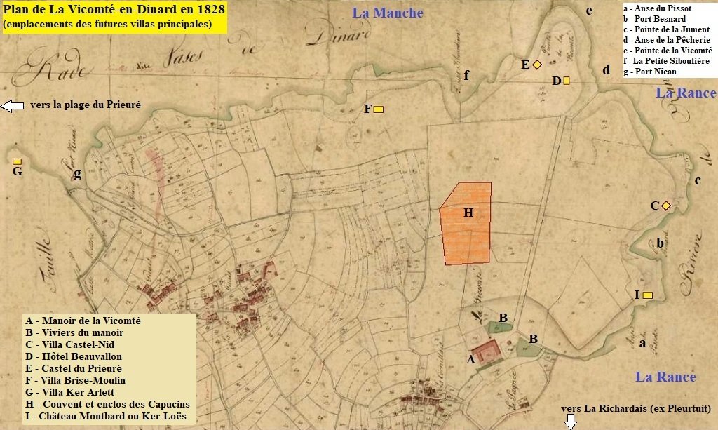 03 La Vicomté plan 1828 et futures villas.jpg