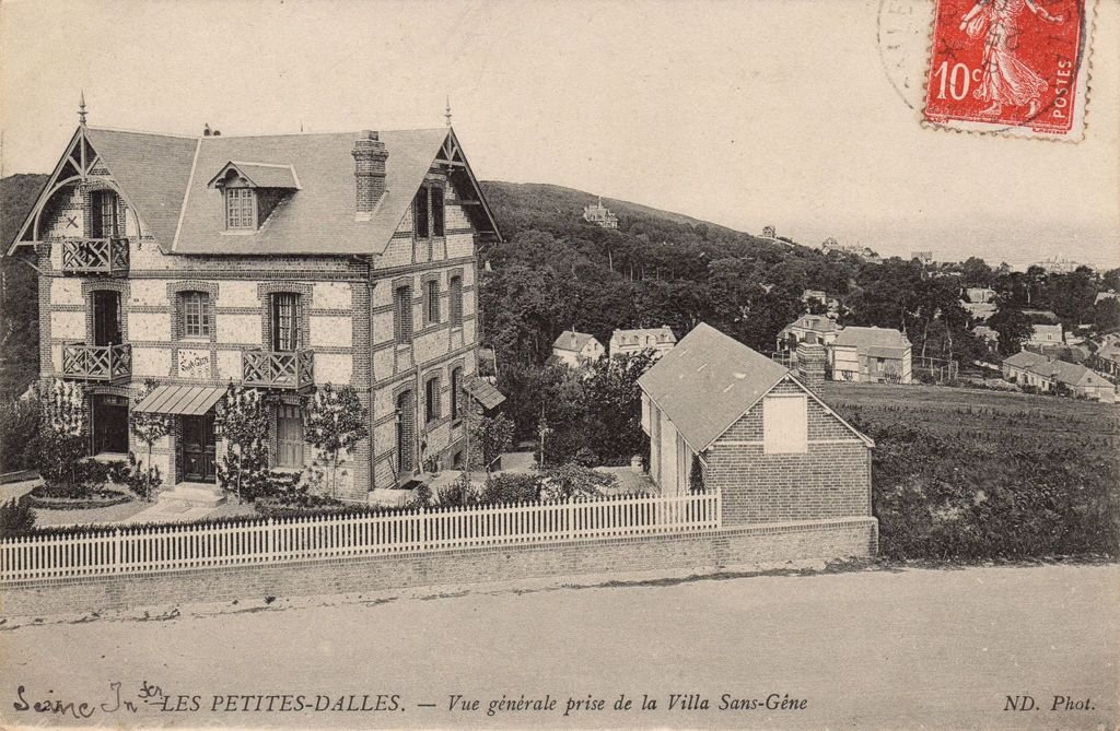 76 - LES PETITES-DALLES - 21 - Vue générale prise de la Villa Sans-Gêne. - ND Phot - 05-03-24.jpg