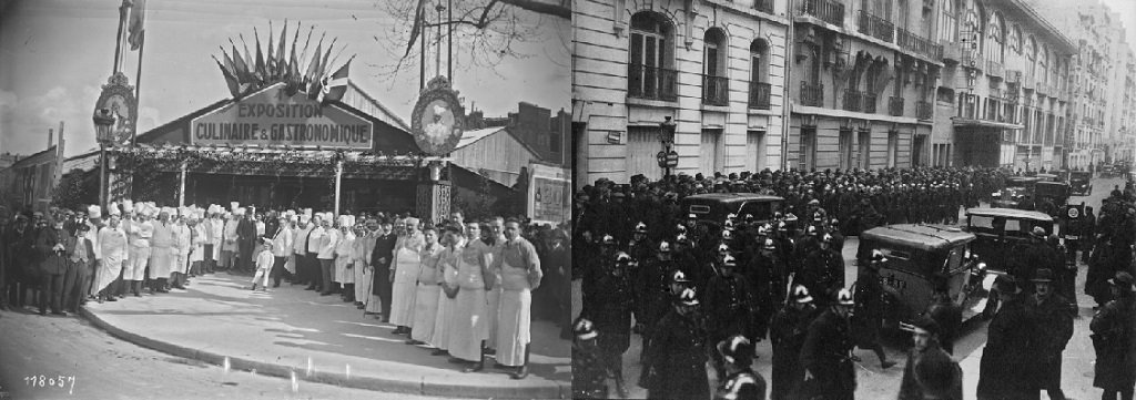 16 Salon de la Gastronomie à Magic City octobre 1927 - Manifestation des contribuables janvier 1933.jpg