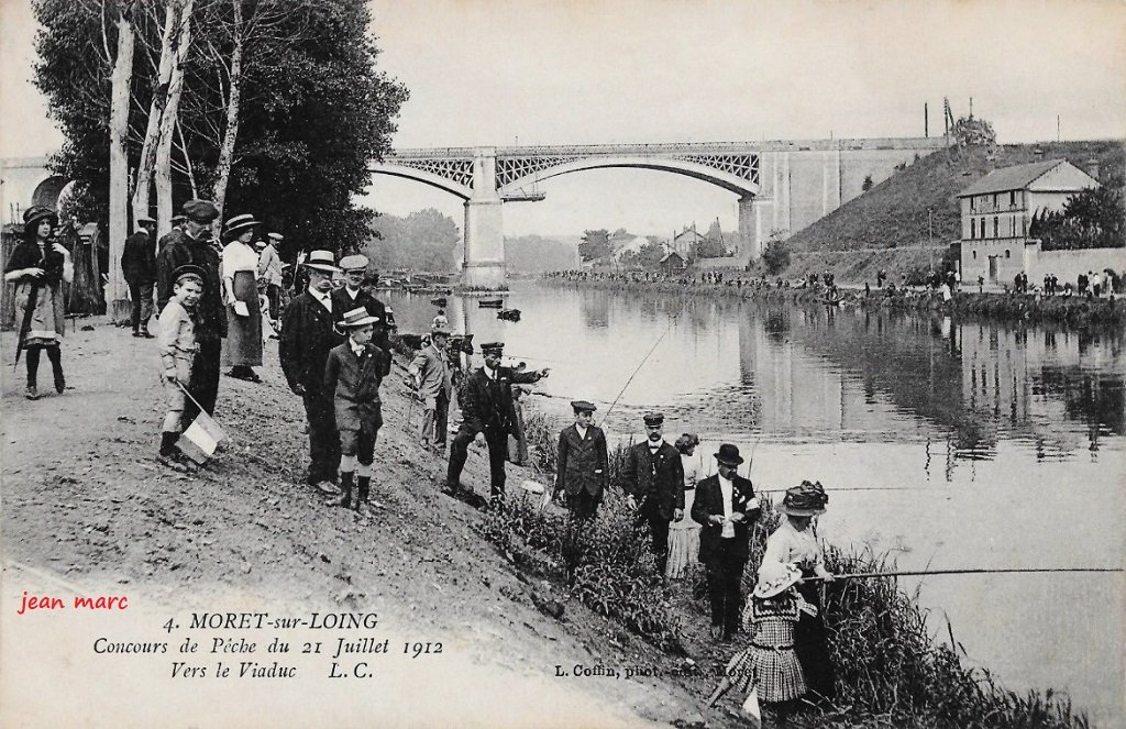 Moret-sur-Loing - Concours de pêche du 21 juillet 1912 - Vers le Viaduc.jpg
