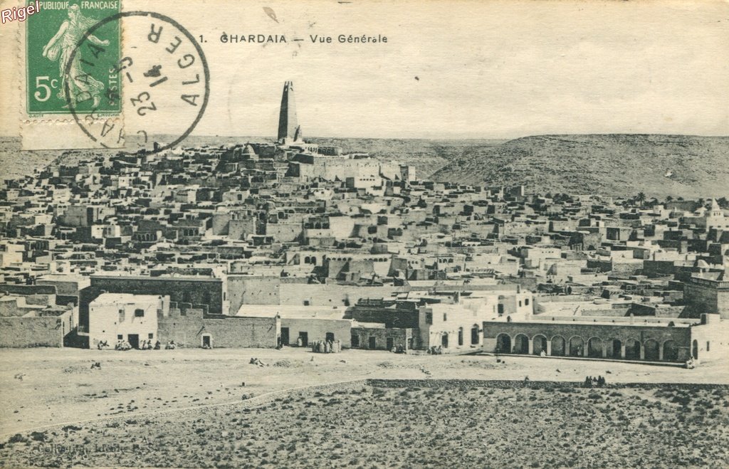 99-Algérie - Ghardaia - Vue générale - 1.jpg
