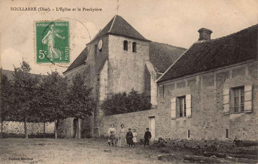 60 - BOULLARRE - L'Eglise et le Presbytère - S1 - Edition Bouchez - 18-04-24.jpg