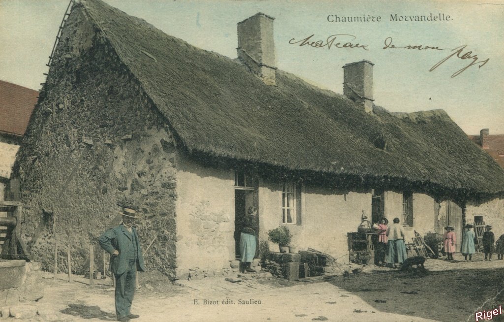 58-Chaumière Morvandelle - E Bizot édit.jpg