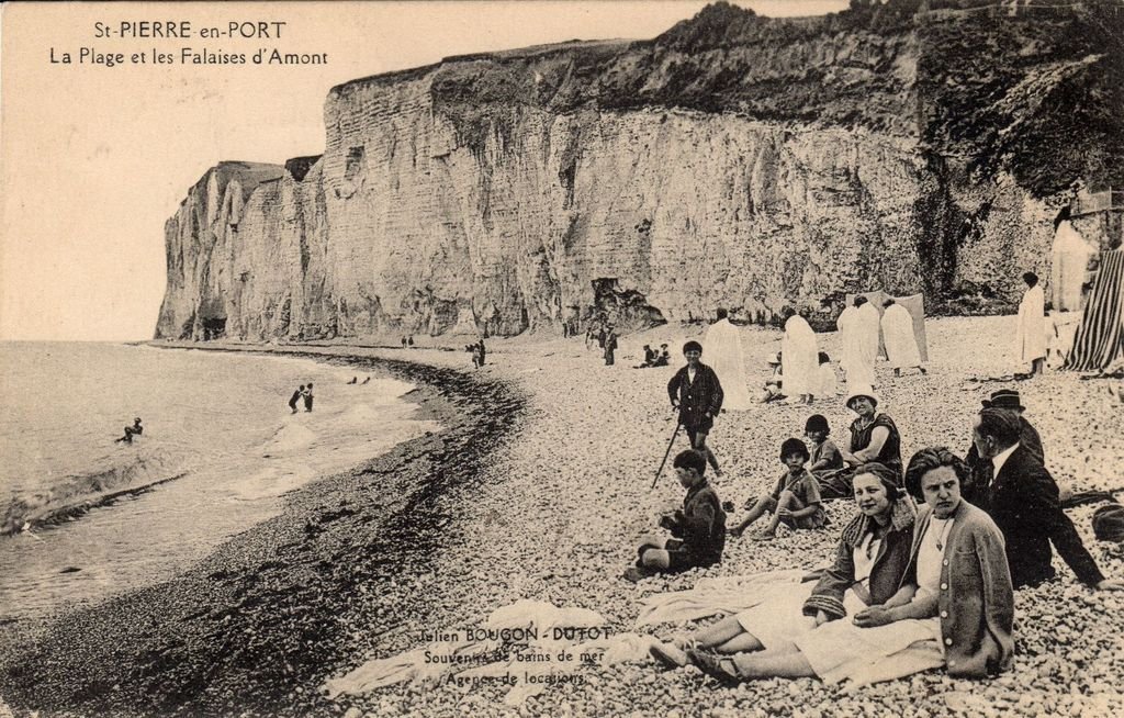 76 - ST PIERRE EN PORT - La Plage et les Falaises d'Amont -  Julien Bougon-Dutot - 01-05-24.jpg