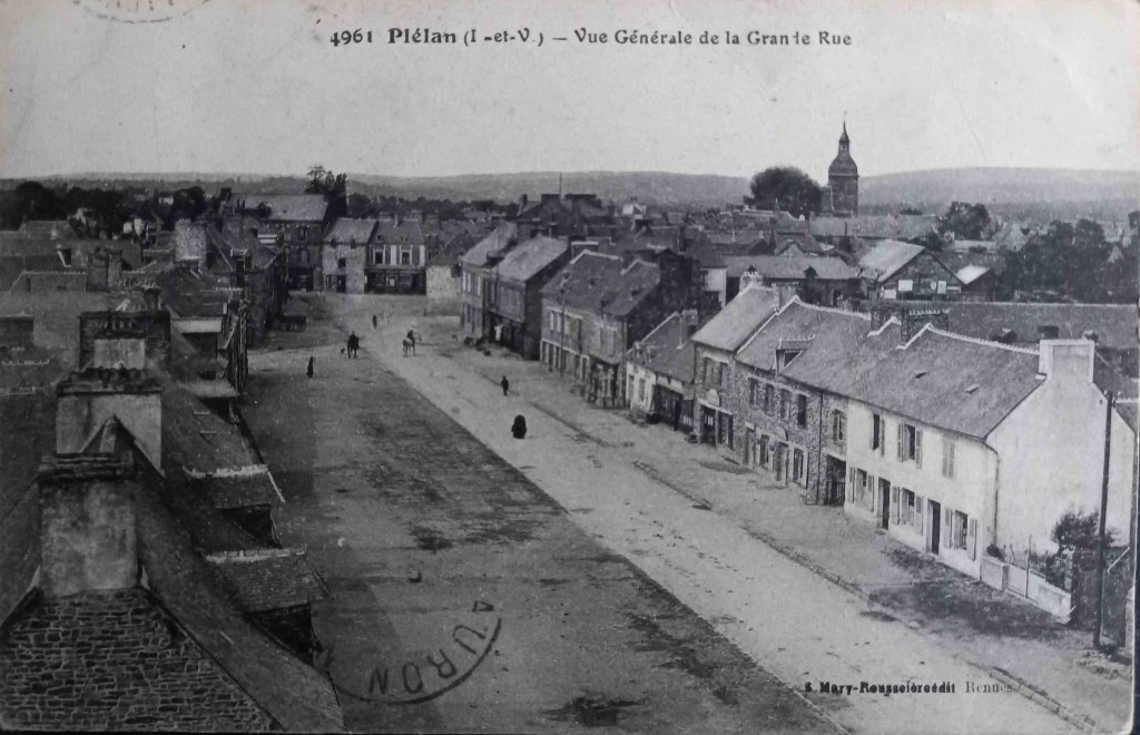 4961 - Plélan le Grand - vue générale de la grande rue (13121).jpg
