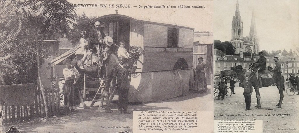J-B. Doussineau - Sa petite famille et son château roulant - Souvenir de Chartres.jpg