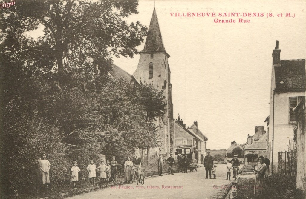77-Villeneuve-St-Denis - Grande Rue - Ed Fagnou vins tabacs restaurant.jpg