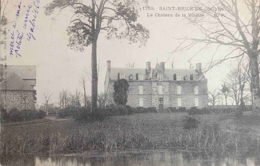 1769 - Saint Brice en Coglès - le château de la Villette.jpg