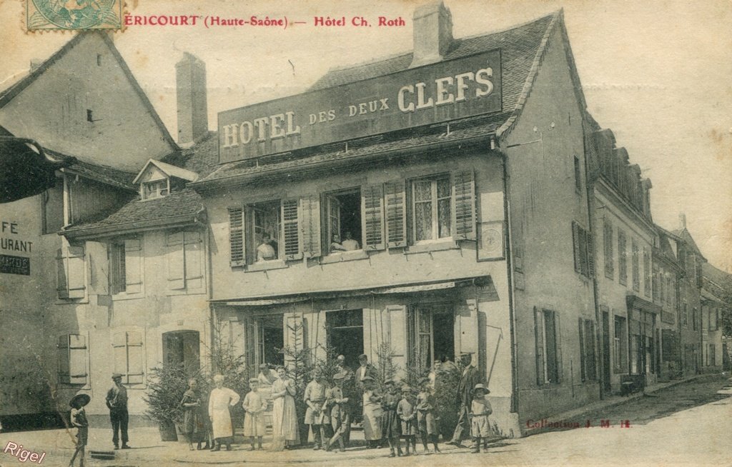 70-Hericourt - Haute Saone - Hotel des Deux Clefs - Ch Roth - Collection JMH.jpg