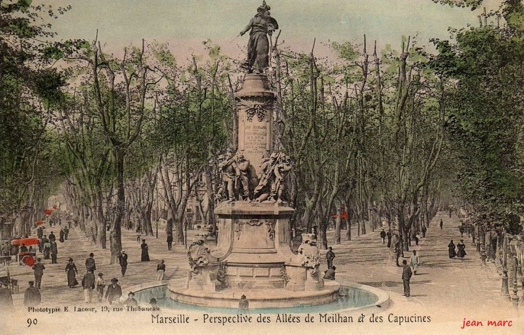 Marseille - Perspective des Allées de Meilhan et des Capucines.jpg
