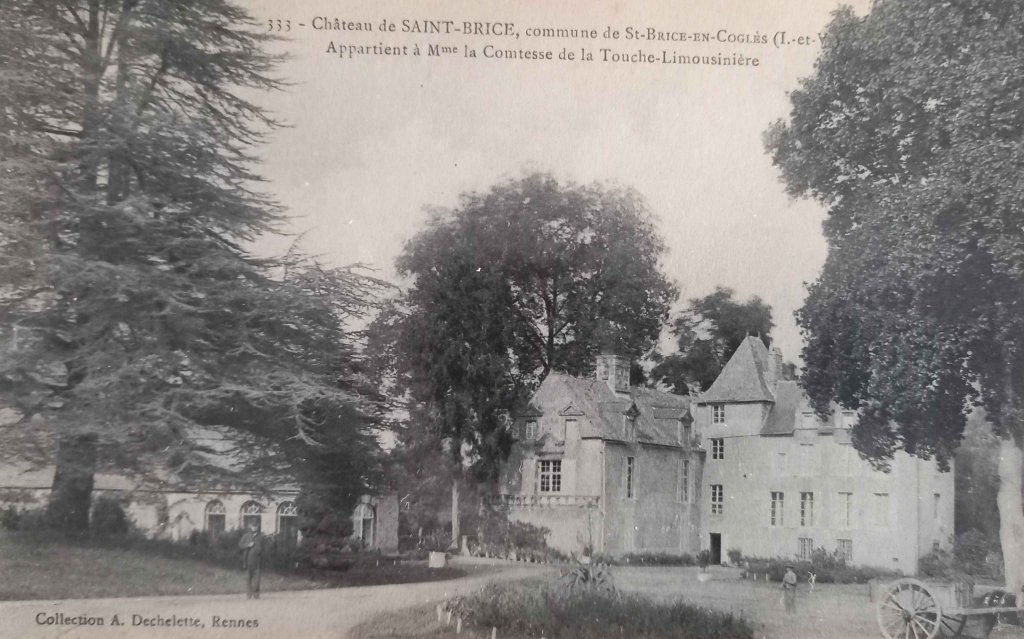 333 - Saint Brice en Coglès - chateau de saint brice, commune de st brice... dechelette.jpg