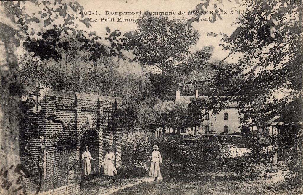 77 - OISSERY - 607-1 - Le Petit Etang et le Moulin de Rougemont - Coll. Thomé, Oissery - 06-07-24.jpg