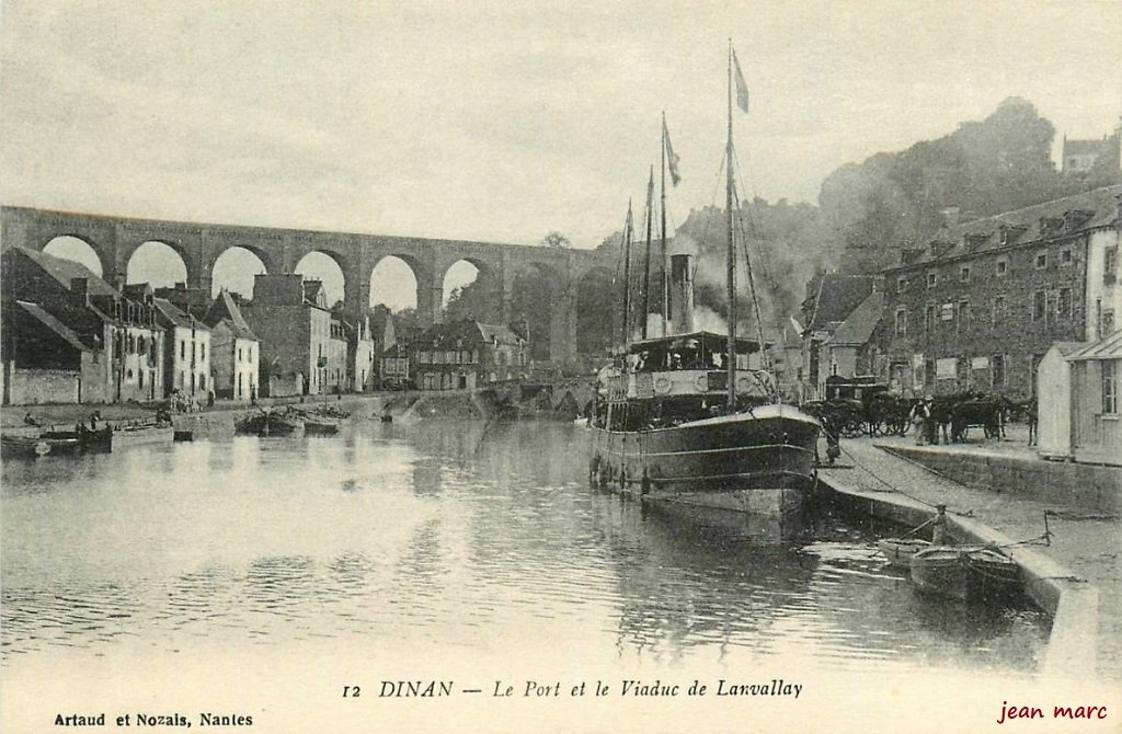 Dinan - Le Port et le Viaduc de Lanvallay.jpg