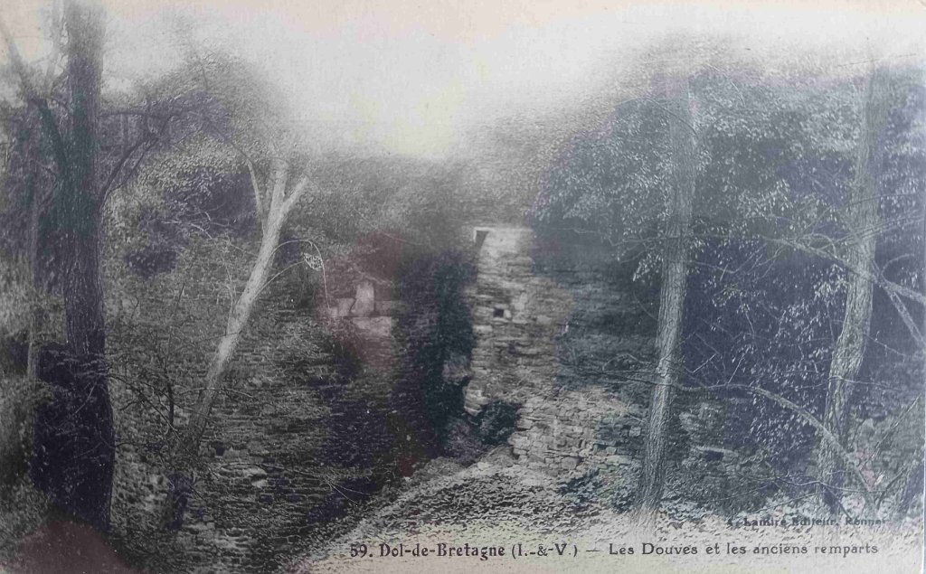 59 - Dol de Bretagne - les douves et les anciens remparts -lamiré.jpg