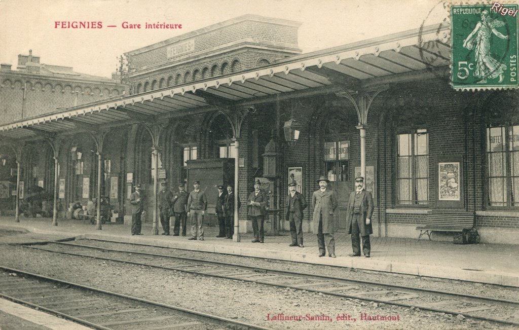 59-Feignies - Gare Intérieure - Laffineur-Samin édit.jpg