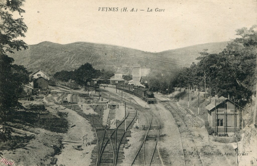 05-Veynes - La Gare - H Mettalier édit.jpg