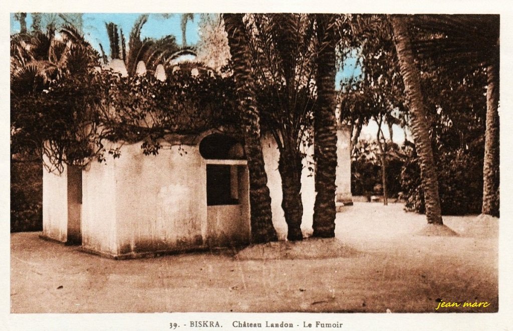 Biskra - Château Landon - Le Fumoir (Edition Photo Albert, Alger).jpg