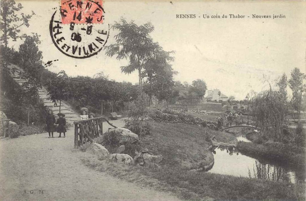 74 - Rennes - un coin du Thabor - Nouveau jardin -ag.jpg