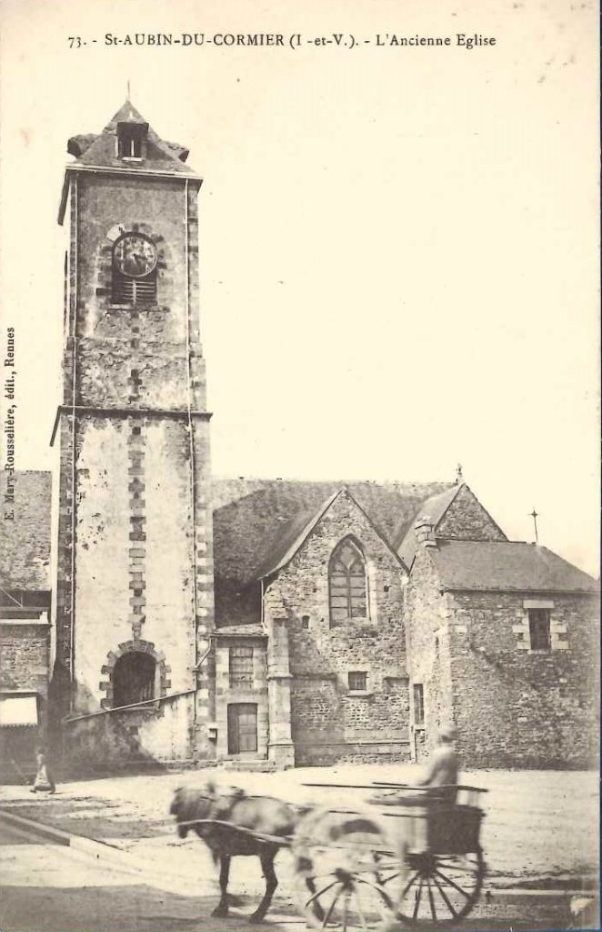 73 - Saint Aubin du Cormier - l'ancienne Eglise -emr.jpg
