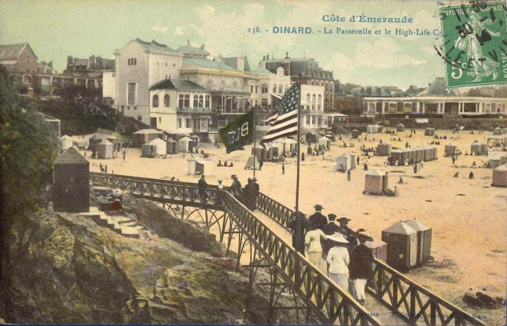 138 - Dinard - La passerelle et le High-Life Casino -germain.jpg