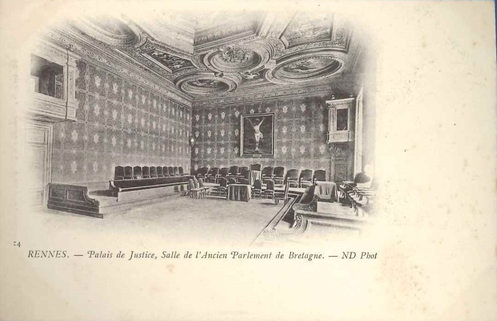 54 - Rennes - Palais de justice, salle de l'ancien parlement de Bretagne -nd.jpg