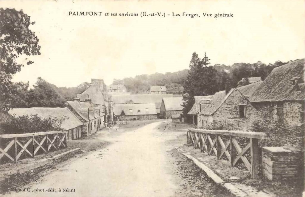 Paimpont - Paimpont et ses environs - Les Forges, vue générale -mignot.jpg
