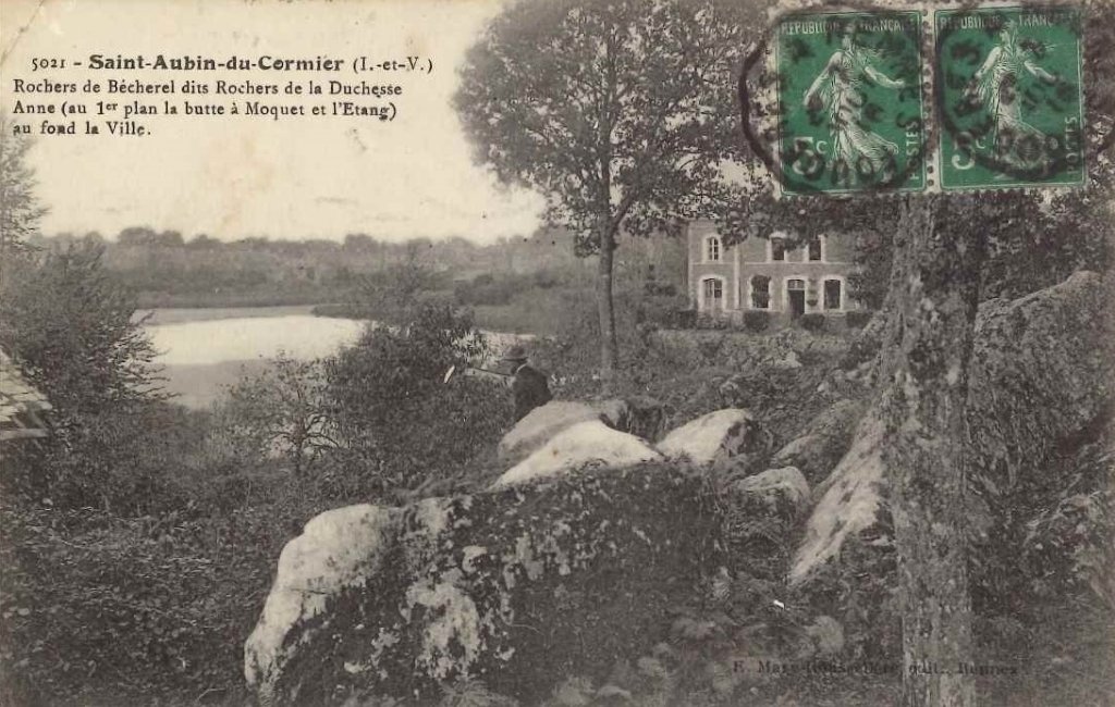 5021 - Saint Aubin du Cormier - Rochers de Bécherel dits Rochers de la Duchesse Anne -emr.jpg