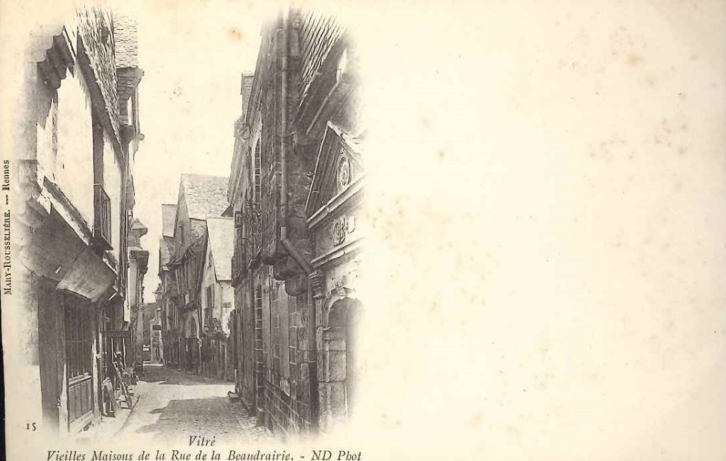 15 - Vitré - Vieilles maisons de la Beaudrairie -nd.jpg