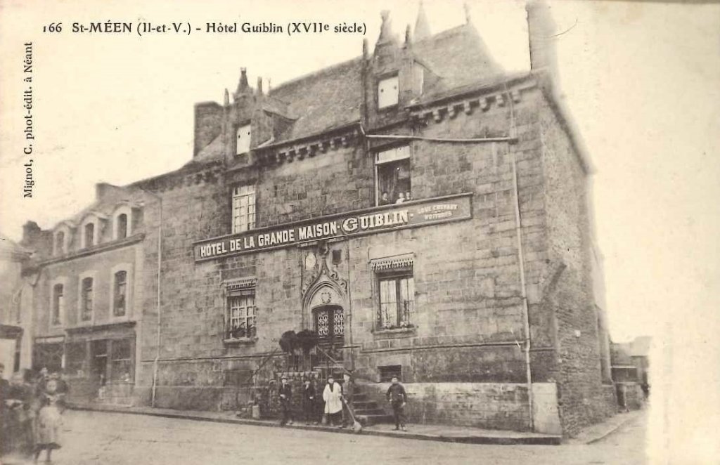 166 - Saint Méen le Grand - Hôtel Guiblin -mignot.jpg