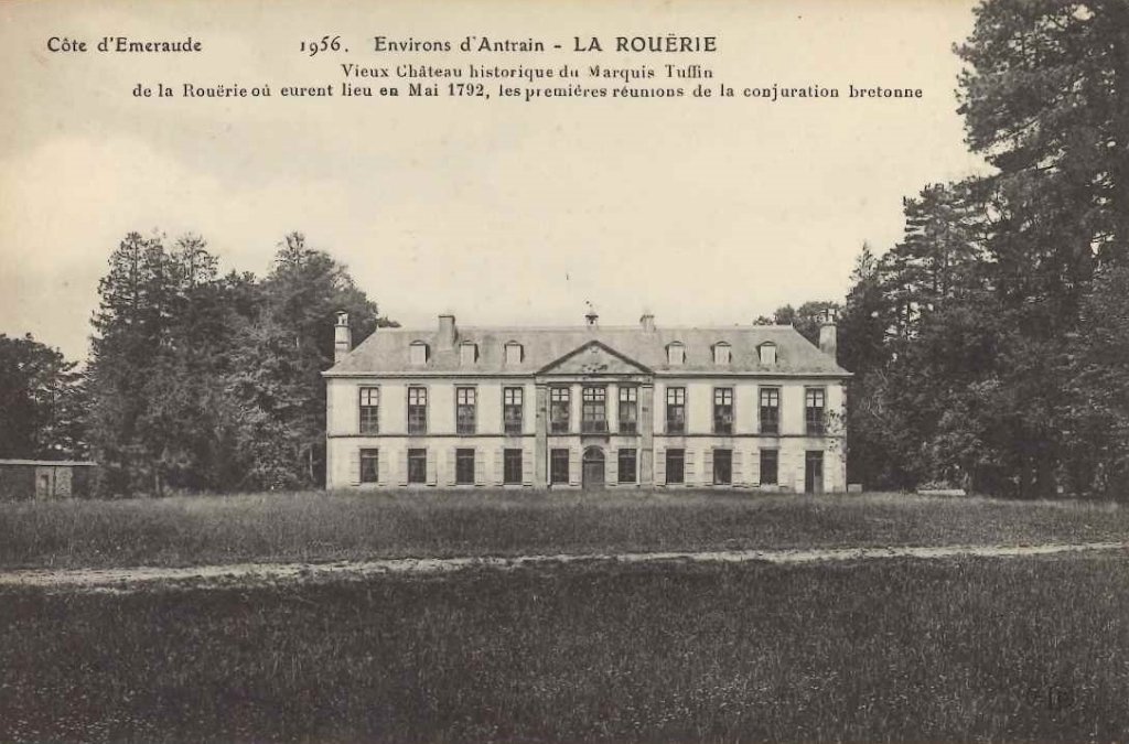 1956 - Saint Ouen de la Rouerie - vieux chateau historique du marquis tufin -eld.jpg
