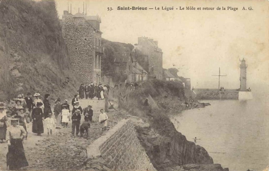 53 - Saint Brieuc - Le Légué - Le Môle et retour de la plage -ag.jpg