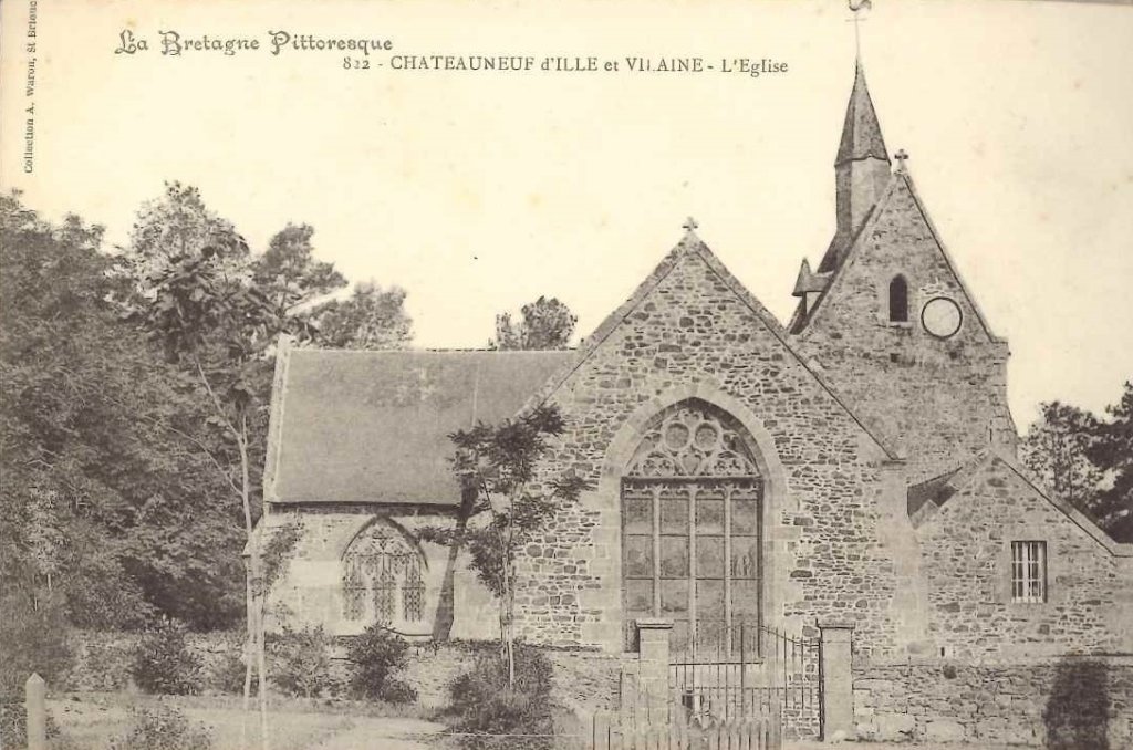 822 - Chateauneuf d'Ille et Vilaine - l'église -waron.jpg