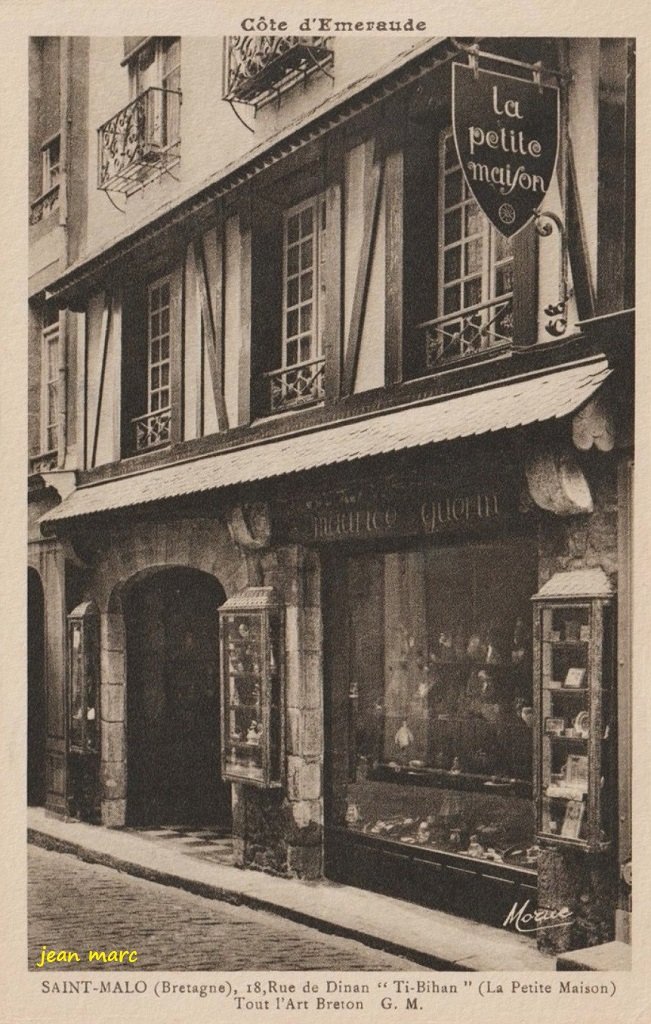 Saint-Malo - 18 rue de Dinan Ti-Bihan (maison de l'éditeur Maurice Guérin).jpg